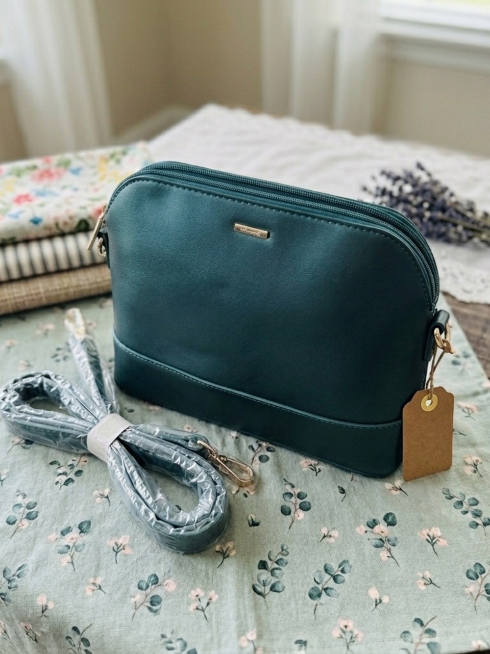 Teal Crossbody Bag